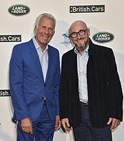 Christian Danner (Lead Instructor Jaguar Driving Academy), Jochen Schweizer beim Grand Opening Jaguar Land Rover München Süd am 16.07.2019 Foto: BrauerPhotos / G. Nitschke für Jaguar Land Rover